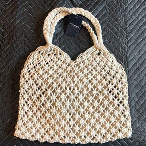 Lucky Brand macrame bag.